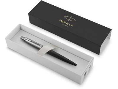 Шариковая ручка Parker Jotter Essential, Satin Black CT, стержень: M