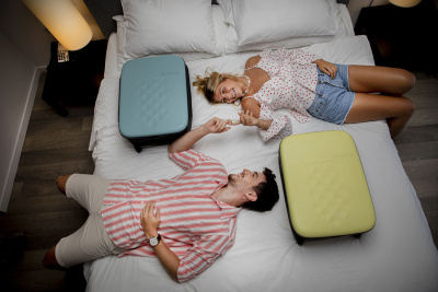 Чемодан складной Rollink Vega II 55x40x20 см, 2 колеса