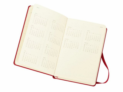 Ежедневник Moleskine Classic (2022), Pocket (9х14), красный