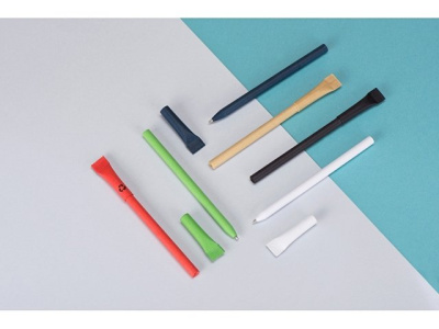 Ручка картонная с колпачком "Recycled"