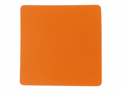 ПАТЧ КВАДРАТ soft-touch (оранжевый ) 5,5 х 5