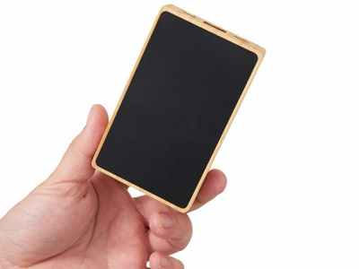 Внешний аккумулятор с подсветкой лого «Reedia S2», 5000 mAh, бамбук