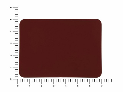 ПАТЧ ПРЯМОУГОЛНЫЙ soft-touch (коричневый ) 5,0 х 7