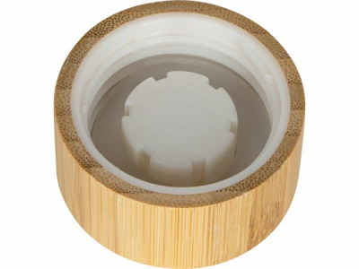 Бутылка из переработанного пластика "Kato Bamboo" с бамбуковой крышкой