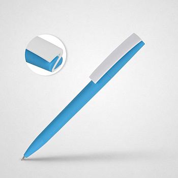 Ручка пластиковая soft-touch шариковая «Zorro»