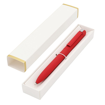 Ручка Espada в коробке Cradle белой с позолотой