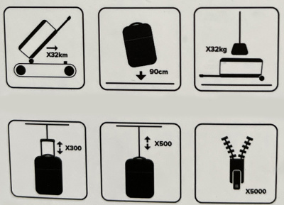 Чемодан складной Rollink Vega II 55x40x20 см, 2 колеса