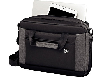 Портфель для ноутбука 16'' WENGER Underground, черный/серый, полиэстер, 43 x 9 x 31 см