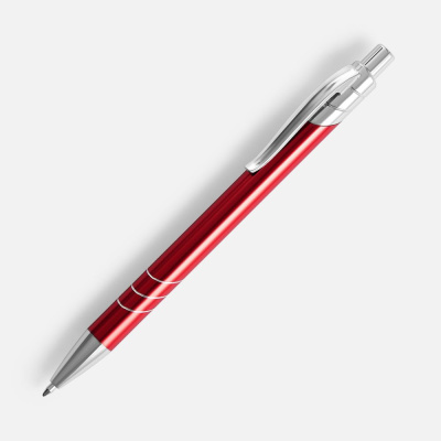 Ручка шариковая Underton Metallic, красная