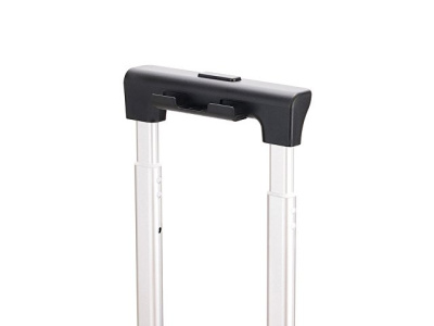 Чемодан TORBER БАЙКАЛ, тёмно-серый металлик, поликарбонат, 37,5 x 20 х 54 см