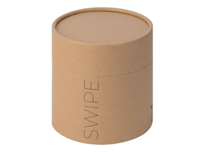 Стальная кружка с двойными стенками "Swipe", белый0
