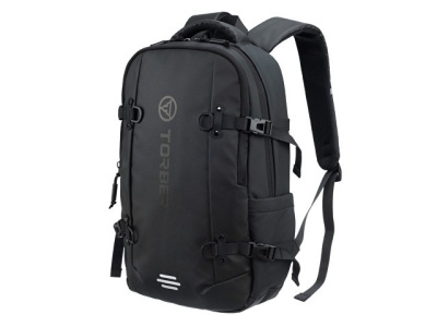 Рюкзак спортивный TORBER ЭКСТРИМ 18", чёрный, 31 х 12 х 46 см