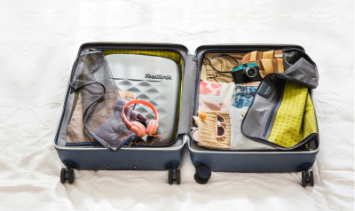 Чемодан складной Rollink Earth 55x40x20 см, 2 колеса