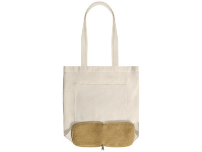 Складная сумка Jute из джута и хлопка