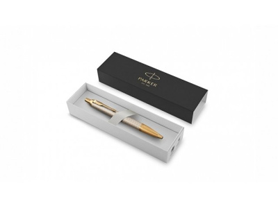 Шариковая ручка Parker IM Premium Warm Silver (grey)  GT, стержень: M, цвет чернил: blue