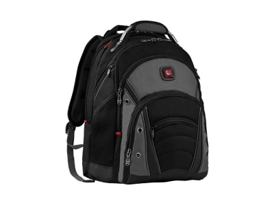 Рюкзак Synergy WENGER 16'', черный/серый, полиэстер/ПВХ, 36 x 26 x 46 см