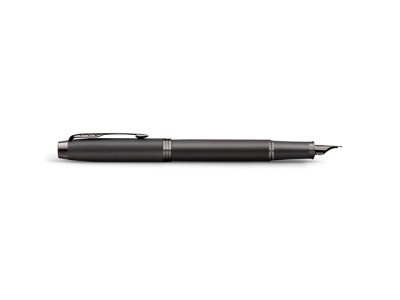 Перьевая ручка Parker IM Monochrome Black, перо:F, цвет чернил: blue
