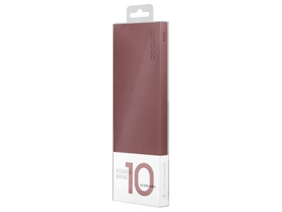 Внешний аккумулятор Rombica NEO ARIA Claret, 10000 мАч, Soft-touch, PD, QCharge, Type-C