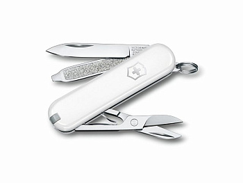 Нож-брелок VICTORINOX Classic SD Colors "Falling Snow", 58 мм, 7 функций