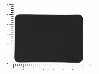 ПАТЧ ПРЯМОУГОЛНЫЙ nubuk (чёрный) 5,0 х 7