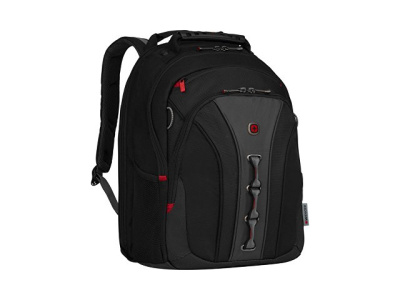 Рюкзак Legacy WENGER 16'', черный/серый, полиэстер/ПВХ, 35 x 25 x 45 см