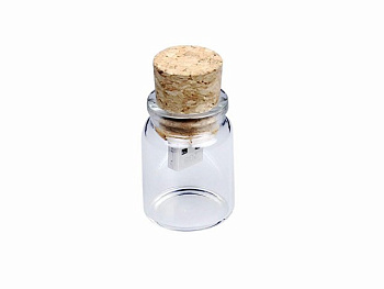 Флешнакопитель в виде пробки в бутылочке (Bottle.512.W, I= 512 Мбайт, Деревянный корпус