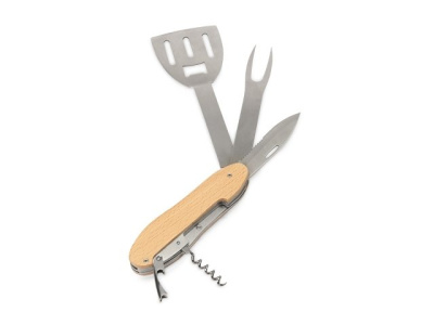 BBQ мультитул Blade 5в1 с деревянными ручками
