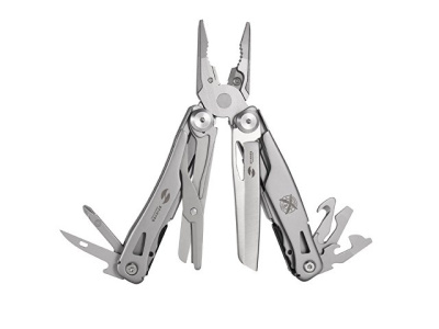 Мультитул Stinger, 106 мм, 15 функций, сталь, серебристый