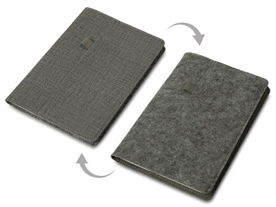 Двустороннее портфолио из рпет-фетра и искусственной кожи "Felt"