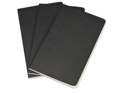 Записная книжка Moleskine Cahier (нелинованный, 3 шт.), Large (13х21см)