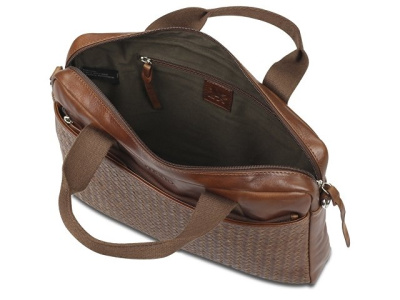 Сумка Mano "Don Luca", натуральная кожа в коньячном цвете
