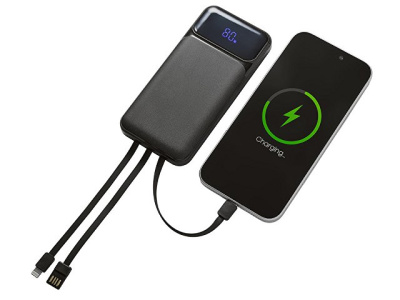 Подарочный набор "Tesla" с блокнотом А5, ручкой и пауэрбенком на 10 000 mAh