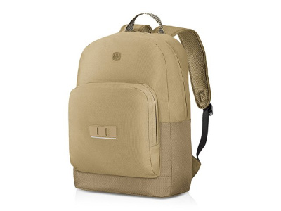 Рюкзак WENGER Crango 16", бежевый, переработанный ПЭТ/Полиэстер, 33х22х46 см