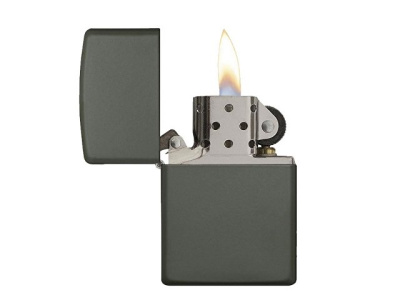 Зажигалка ZIPPO Classic с покрытием Green Matte, латунь/сталь, зелёная, матовая