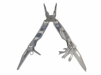 Мультитул Stinger, 100x45 мм, 11 функций, сталь, серебристый