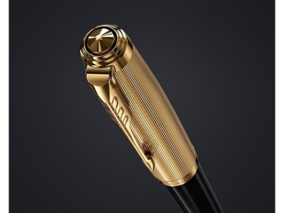 Шариковая ручка Parker 51 DELUXE BLACK GT, стержень: M, цвет чернил: black