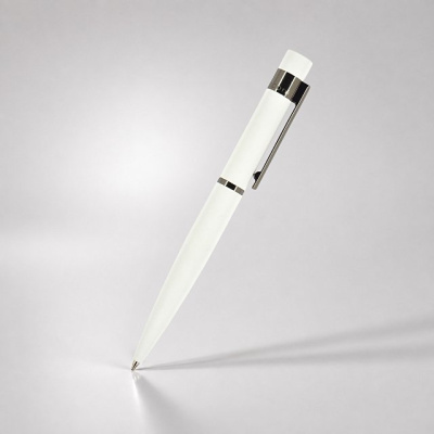 Ручка шариковая автоматическая BrunoVisconti "VERONA" цвет корпуса белый, soft-touch, 1 мм, синяя