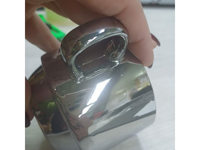 Серебряная чайная пара: чашка на 250 мл с блюдцем