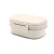 Ланчбокс (контейнер для еды) Terens из пшеничного волокна, бежевый
