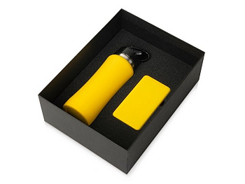 Подарочный набор с бутылкой для воды и повербанком С1, 5000 mAh