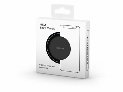 Беспроводное зарядное устройство Rombica NEO Spirit Quick Black (Р)