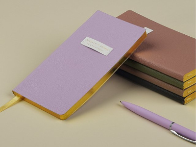 Еженедельник недатированный А6 "Total beige" с нашивкой