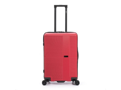 Чемодан TORBER ЭЛЬТОН, красный, ABS-пластик, 41 х 28 х 68 см