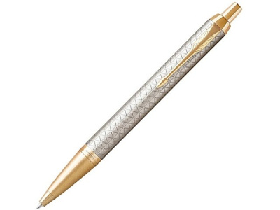 Шариковая ручка Parker IM Premium Warm Silver (grey)  GT, стержень: M, цвет чернил: blue