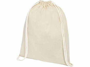 Рюкзак со шнурком Tenes из хлопка плотностью 140 г/м2
