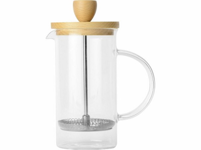 Френч пресс Downtime с деревянной крышкой