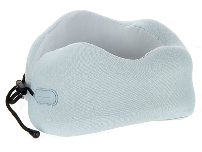 Подушка для путешествий с эффектом памяти Memo "Pillow PRO" M/L English Blue