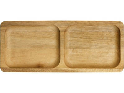 Менажница из акации с двумя секциями "Almond"