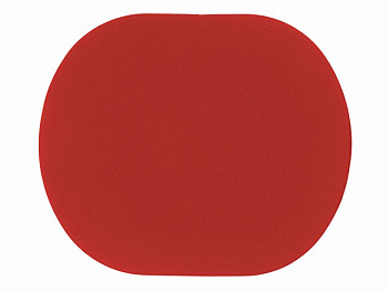 ПАТЧ ОВАЛ soft-touch (красный) 6,0 х 5