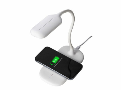 Настольный светильник с беспроводной зарядкой "Nimble"